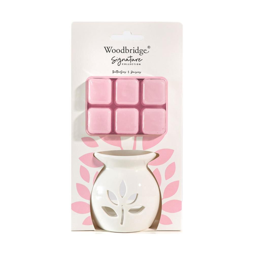 Woodbridge Butterflies on Daisies Wax Melt Warmer Gift Set £7.19